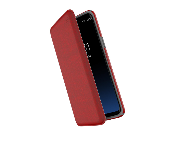 Etui Presidio Folio do Samsung Galaxy S9 czerwono-szare - 1459265 - zdjęcie 2